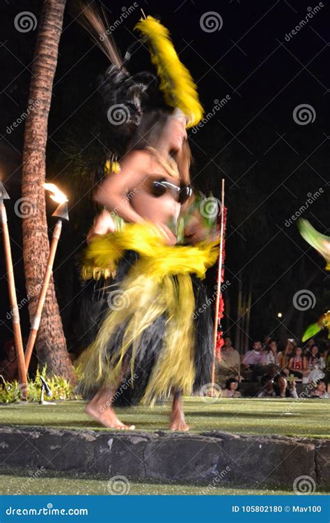 Old Lahaina Luau Editorial Image Image Of Dancers Dancer 105802180