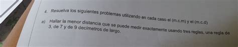 Solved Resuelva Los Siguientes Problemas Utilizando En Cada Caso El M