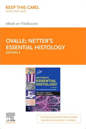 PDF Netter S Essential Histology E Book By William K Ovalle 3rd