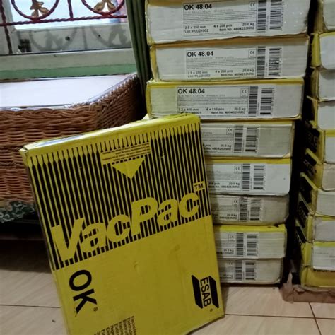 Jual Kawat Las Esab Ok Esab Vacpac Aws E Mm Harga