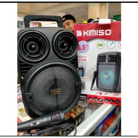 Jual Speaker Bleutooth Portable Kimiso Free Mic Karaoke Indonesia