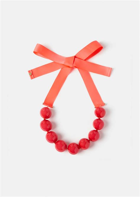 Collier Bella Corail Grosses Perles Tara Jarmon