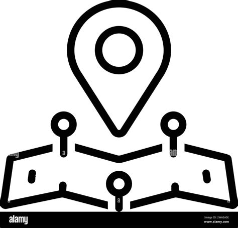 Icon For Location Map Stock Vector Image Art Alamy