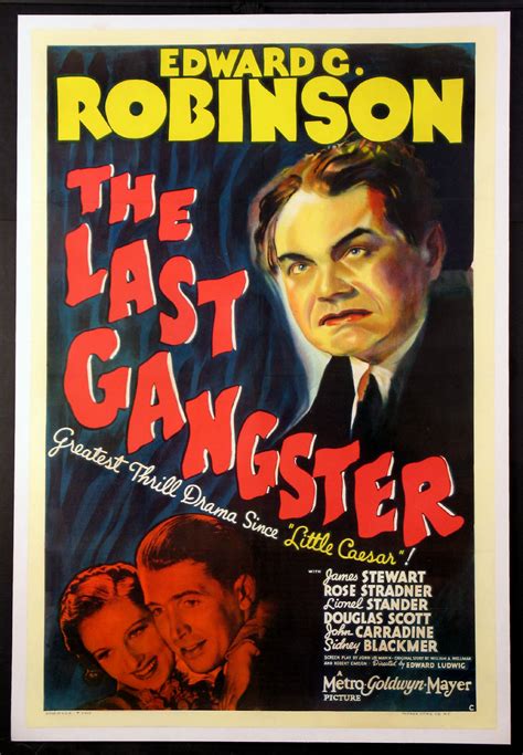 LAST GANGSTER, THE Movie Poster (1937) - Movie Posters, Lobby Cards ...