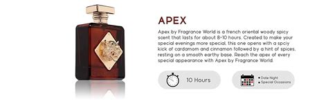 Fragrance World Apex Eau De Parfum For Men Ml Amazon Ae Beauty