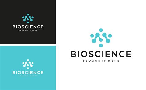 Bio Science Molecule Atom Logo Template Graphic By Koji Antero