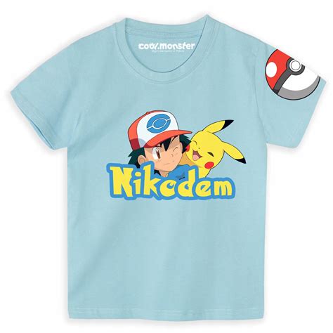 Pokemon Pikachu Koszulka T Shirt Dzieci Z Imieniem 12794120772 Allegro Pl