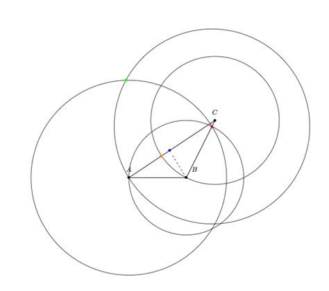 tikz pgf - Intersection of straight line and circle - TeX - LaTeX Stack ...
