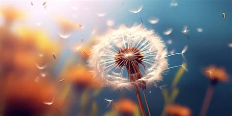 Premium Ai Image Ai Generated Ai Generative Seeded Dandelion Wild