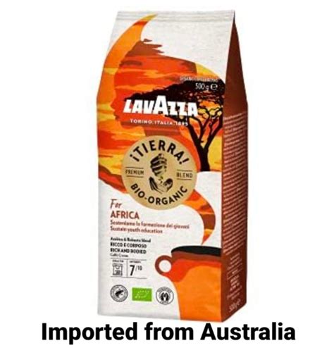 Lavazza Tierra For Africa 100 Organic Arabica Medium Roast Coffee