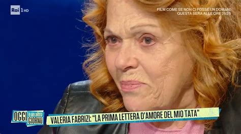 Valeria Fabrizi In Lacrime Ad Oggi è Un Altro Giorno è Venuto Fuori