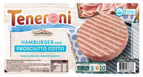 Hamburger Loriginale Con Prosciutto Cotto Teneroni