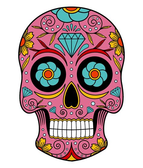 Sugar Skull Vector Sugar Skulls Drawings Clip Art Library