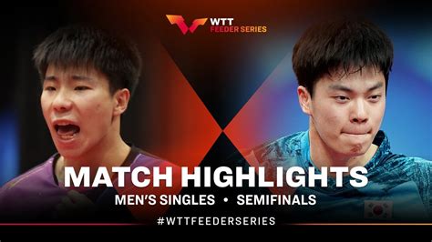 Xu Yingbin Vs Cho Seungmin Ms Sf Wtt Feeder Doha Youtube