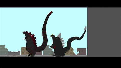 Shin Godzilla Vs Space Godzilla Youtube