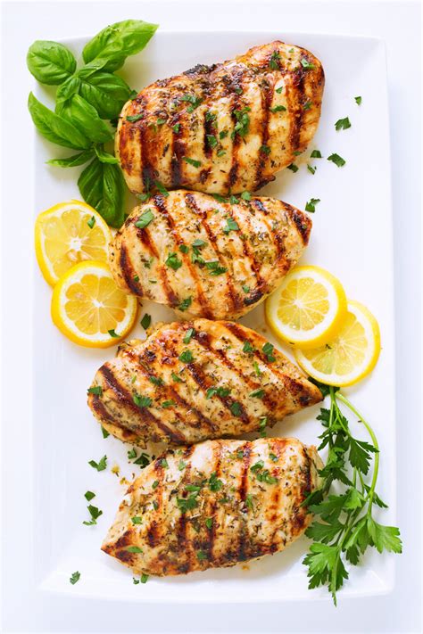 Garlic Lemon And Herb Grilled Chicken Breasts At Elizabeth Collins Blog