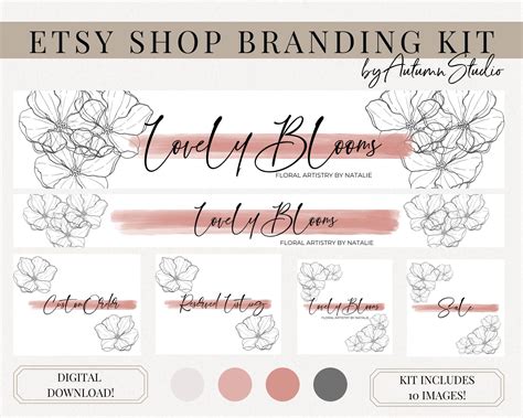 Etsy Shop Branding Kit Etsy Branding Kit Branding Package Etsy