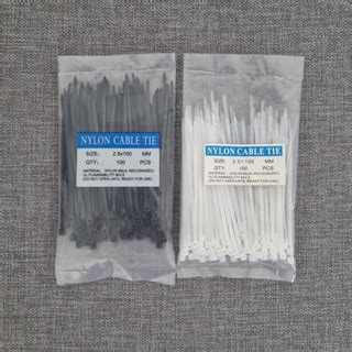 Jual Nylon Cable Tie 10cm 15cm 20cm 25cm 30cm Kabel Ties Tis 10 15 20