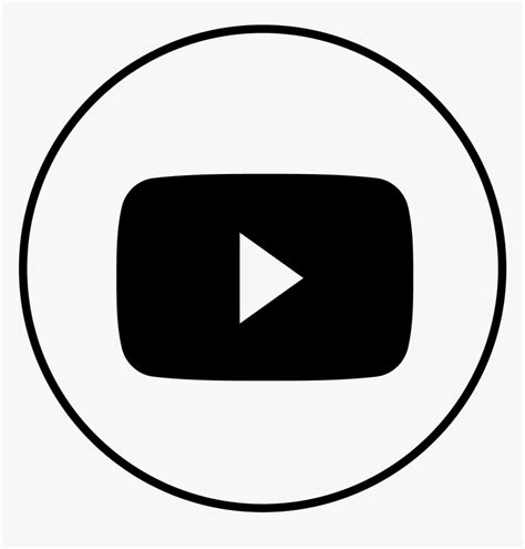 Youtube Icon Logo White Transparent Png Download Icon Youtube Logo