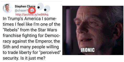 Palpatine is that you? Ironic... : r/PrequelMemes