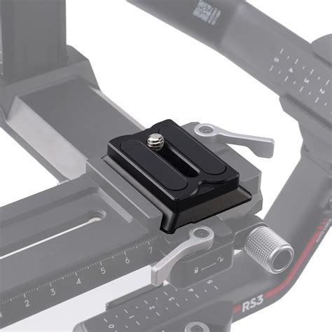 FocusFoto Placa base superior de liberación rápida QR para DJI Ronin