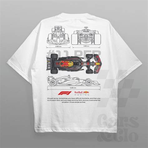 Jual CODCars And Clo Regular Fit White F1 RedBull Blueprint T