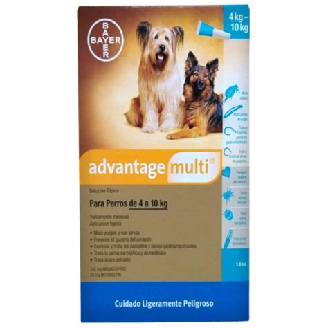 Advantage Multi Dog 4 A 10 Kg Pipeta Para Perros Petmarketdo