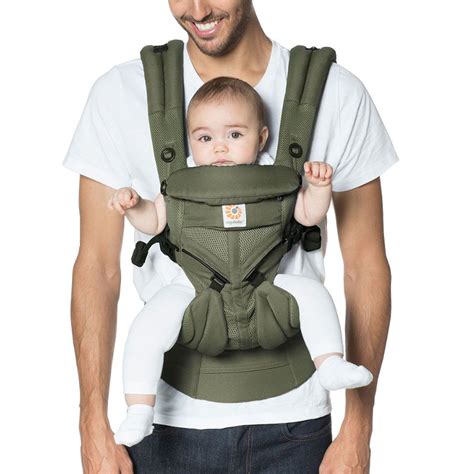 Baby Carrier Ergobaby Omni 360 Cool Air-Mesh With Khaki 4 Positions