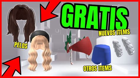 Nuevos Pelos Otros Items Limited Gratis En Roblox Youtube