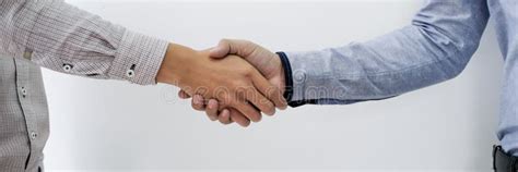 Businessman Shaking Hands Successful Making A Deal Mans Handshake