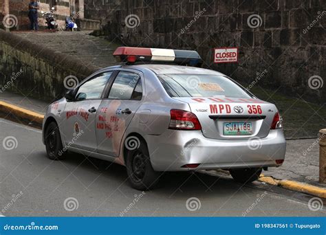 Manila Police Car Editorial Photo Image Of Town Intramuros 198347561