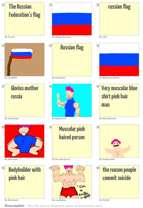 The Russian Federation's flag - Drawception