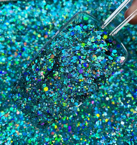 Multiple Pictures Holographic Glitter Quilting Crafts Resin Crafts Solvent Brilliance Bead