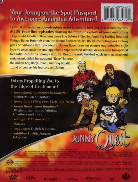 Jonny Quest The Complete First Season Dvd Collection