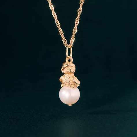 Baby Eagle Pearl Charm | Catbird NYC