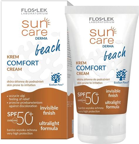 Flos Lek Floslek Sun Care Derma Comfort Krem Spf Do Twarzy I Cia A