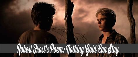 Robert Frost S Poem Nothing Gold Can Stay A Vintage Nerd