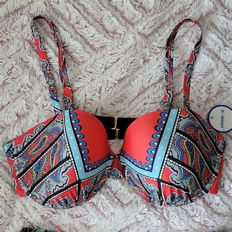 Swimsuits For All Swim Nwt Swimsuit For All Bikini Top Paisley