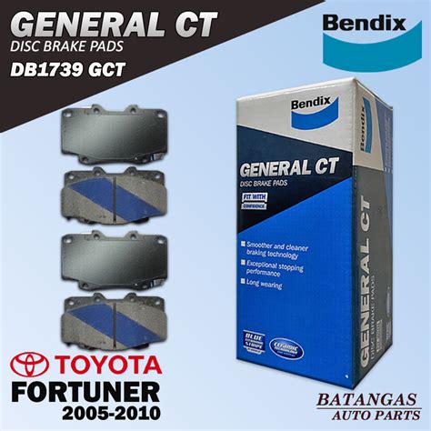 Bendix Front Brake Pad Set Pcs Toyota Fortuner Hilux X