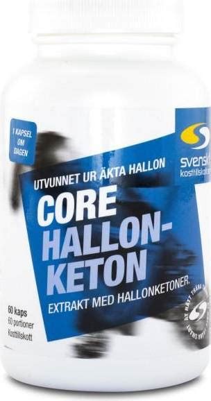 Svenskt Kosttillskott Core Hallonketon 60 Kaps Pris