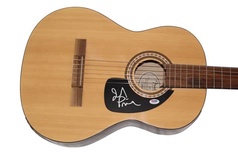 JOHN PRINE SIGNED AUTOGRAPH FULL SIZE FENDER ACOUSTIC GUITAR COUNTRY