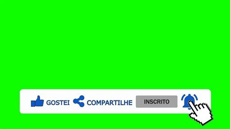 Green Screen Inscreva Se Gostei Compartilhe Inscrito Sininho