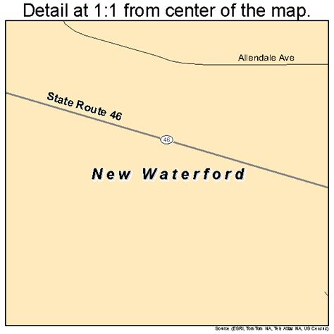 New Waterford Ohio Street Map 3955790