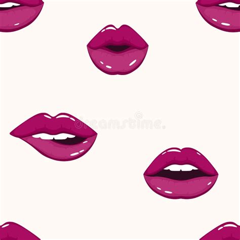 Cartoon Make Up Lip Stock Illustrations 432 Cartoon Make Up Lip Stock