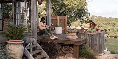 Cabin Farmstay With Outdoor Hot Tub Under The Stars Cabin For Rent In Tintenbar North Coast