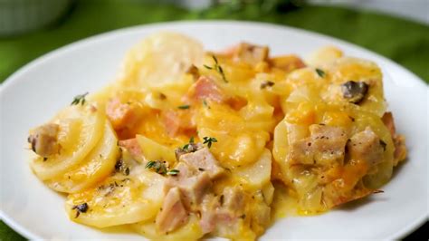 Crockpot Scalloped Potatoes And Ham Youtube