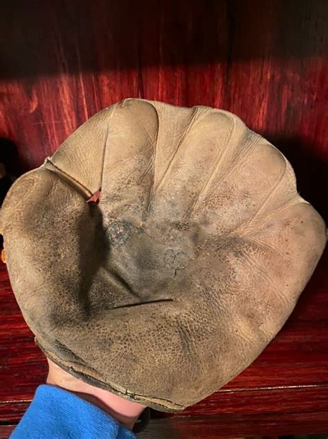 Antique 1910s Ratsch Peerless Duck Web Baseball Glove 4613520745