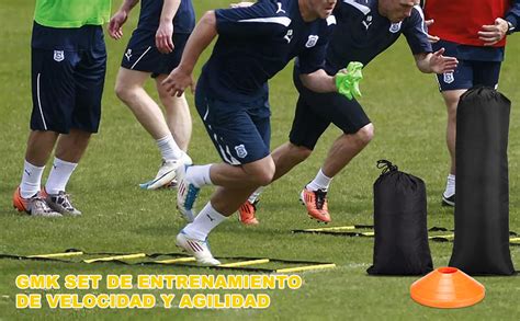 Gmk Kit De Entrenamiento Para Futbol Juego De Escalera De Agilidad