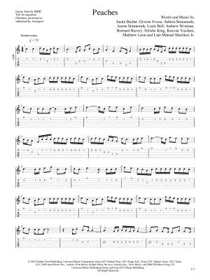 "Peaches" Sheet Music - 36 Arrangements Available Instantly - Musicnotes