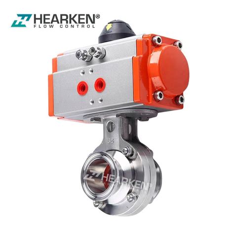 Sanitary Pneumatic Butterfly Valve Sanitary Butterfly Valve Hearken